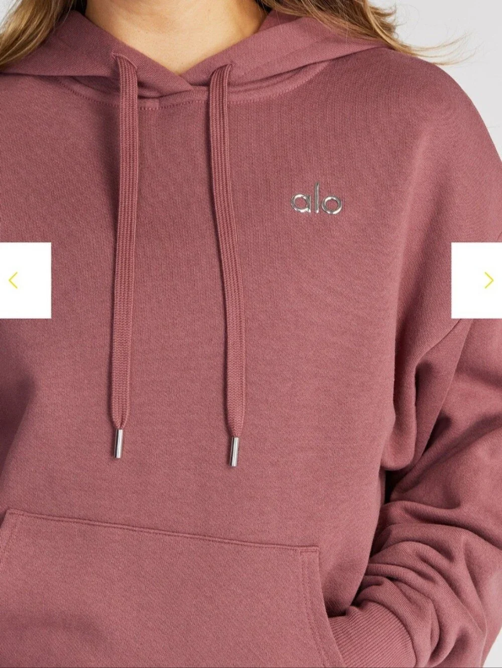 Alo Accolade Hoodie in Burgundy Truffle